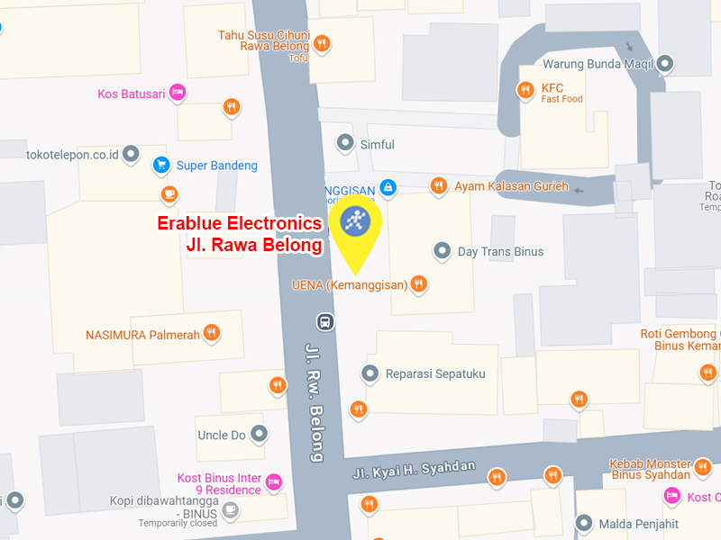 Peta ke toko EraBlue di  Jalan Rawa Belong, RT 006, RW 012, terletak di Kel/Desa Palmerah, Kecamatan Palmerah, Kota Jakarta Barat, Provinsi DKI Jakarta